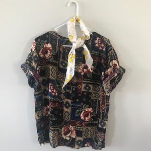 Women’s top with roses